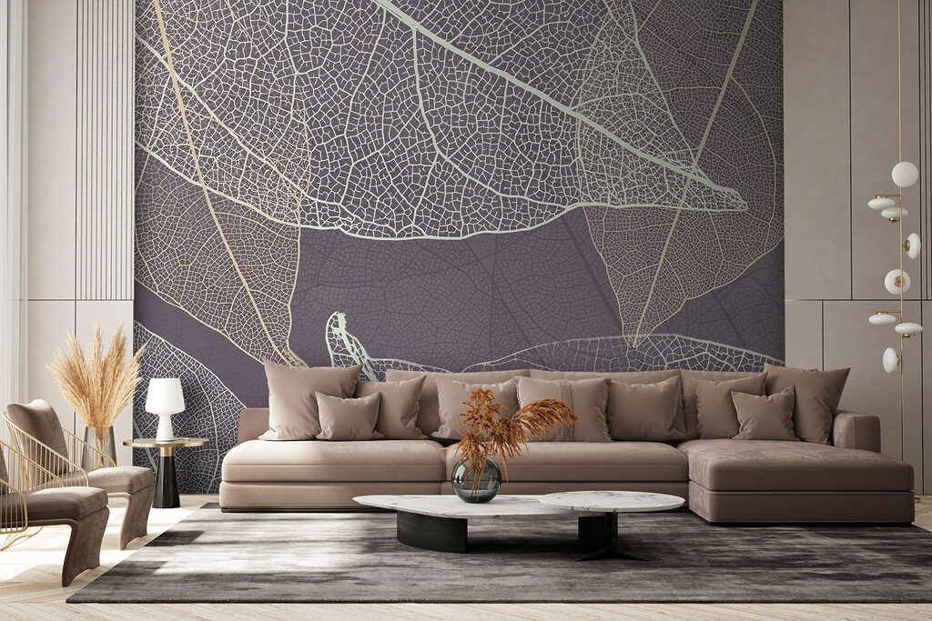Nature's delicate leaf patterns revealed