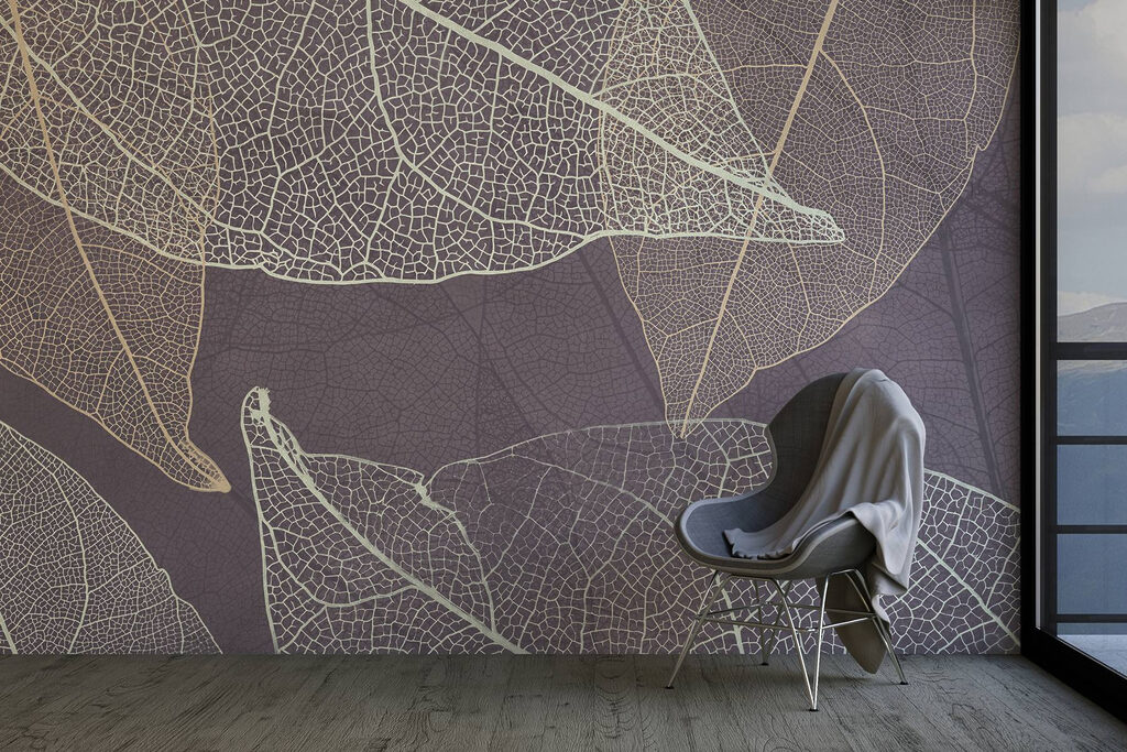 Nature's delicate leaf patterns revealed