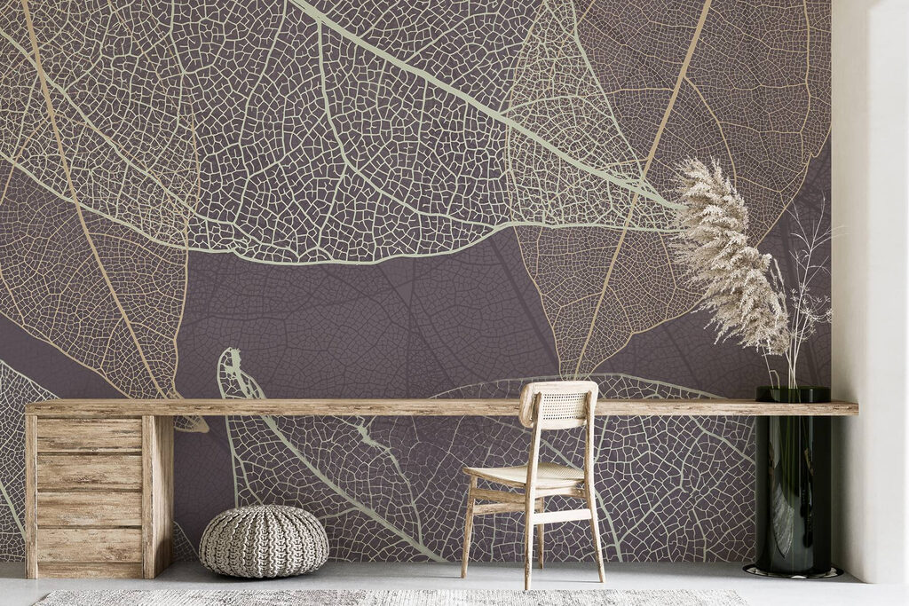 Nature's delicate leaf patterns revealed