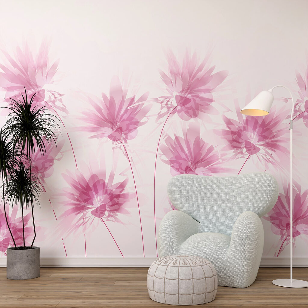 Group of pink flowers