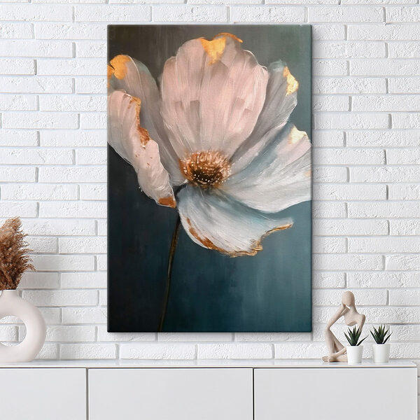 Painting of a flower Painting of a flower