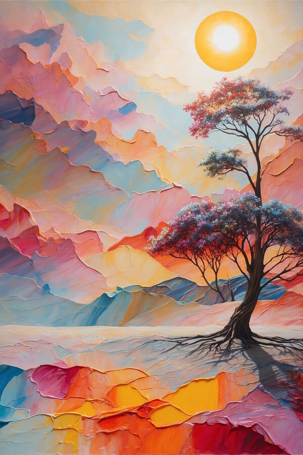 Tree in a desert Tree in a desert