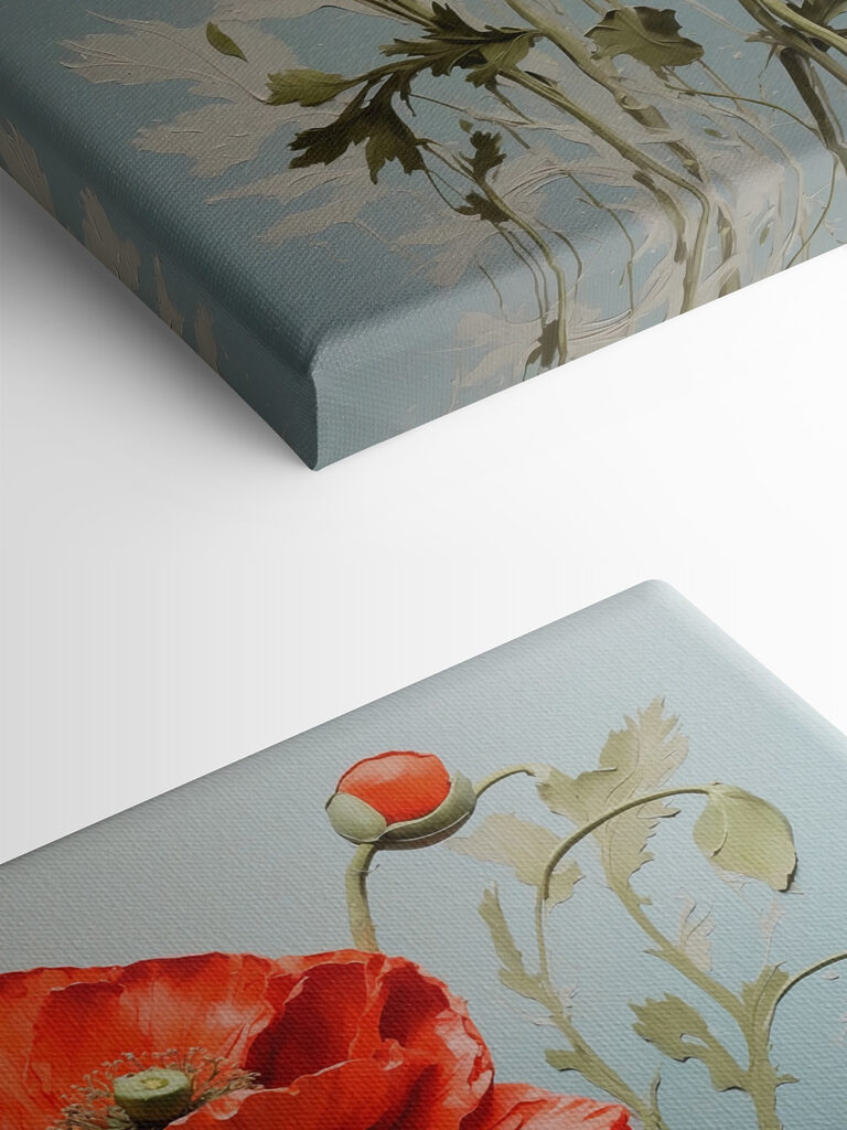 Vibrant red poppies in bloom Vibrant red poppies in bloom