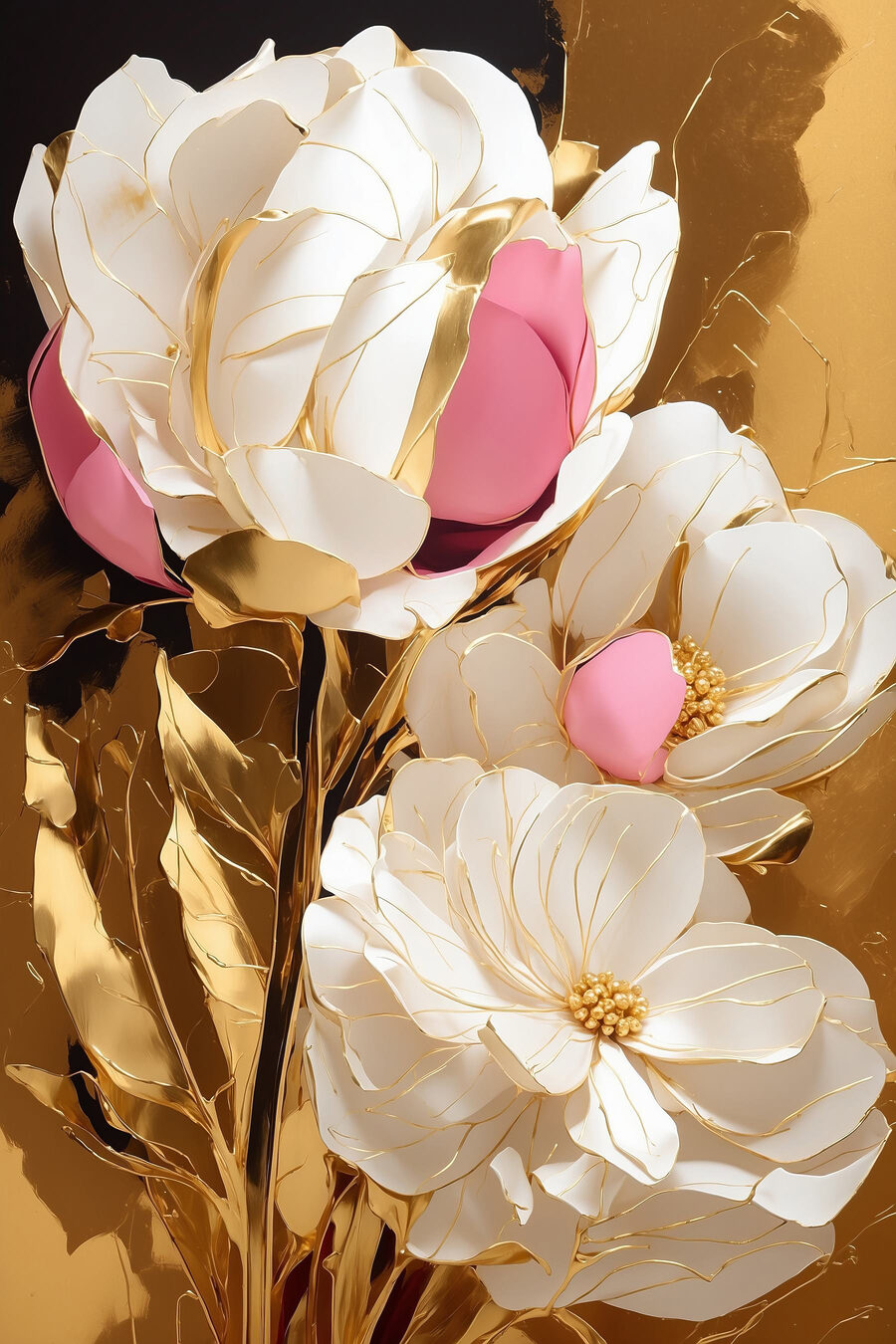 Delicate blooms in elegant arrangement Delicate blooms in elegant arrangement