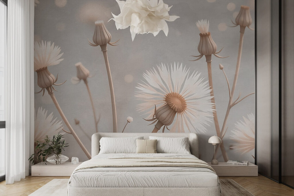 Delicate blooms in soft hues