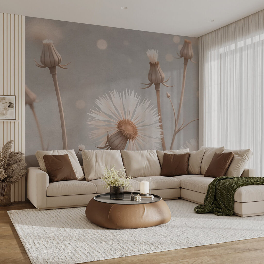 Delicate blooms in soft hues