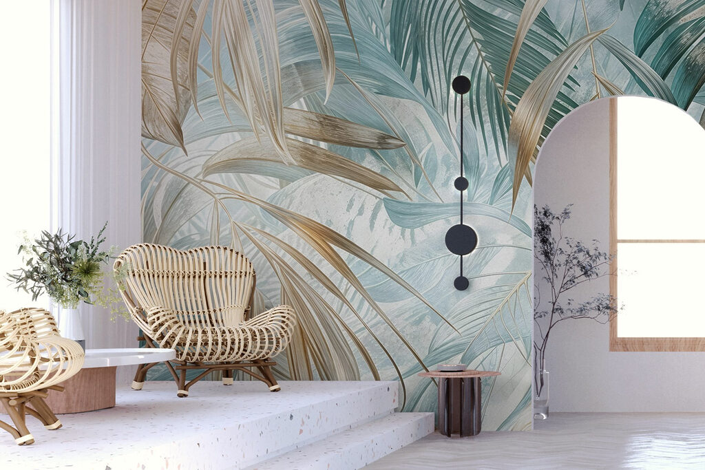 Delicate leaves in soft hues Delicate leaves in soft hues