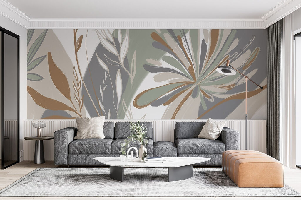 Nature-inspired abstract floral design Nature-inspired abstract floral design