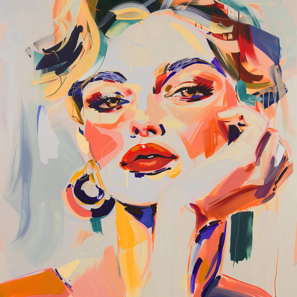 Painting of a woman