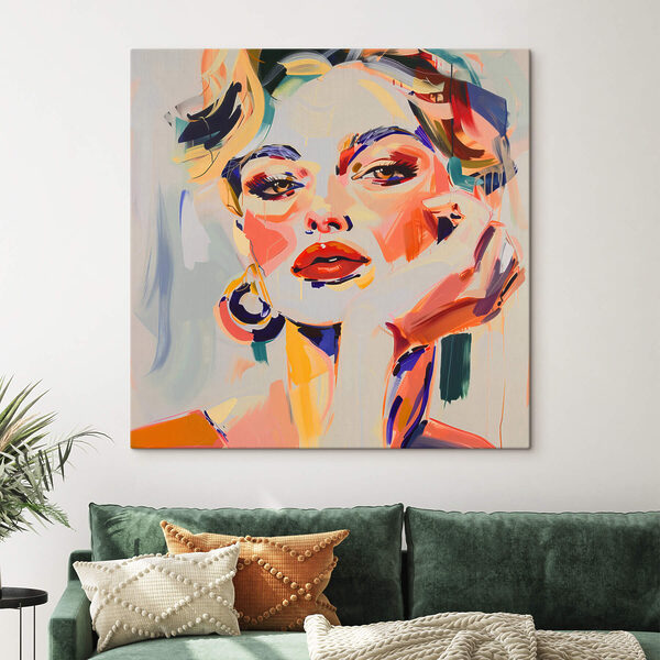 Painting of a woman Painting of a woman