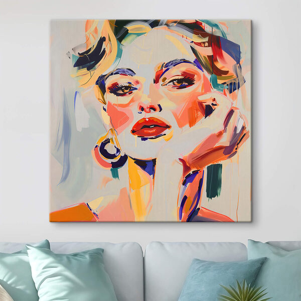 Painting of a woman Painting of a woman
