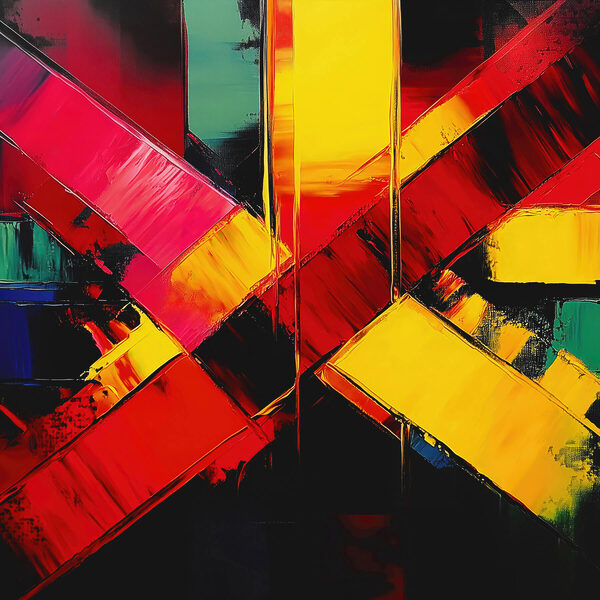 Painting of a cross Painting of a cross