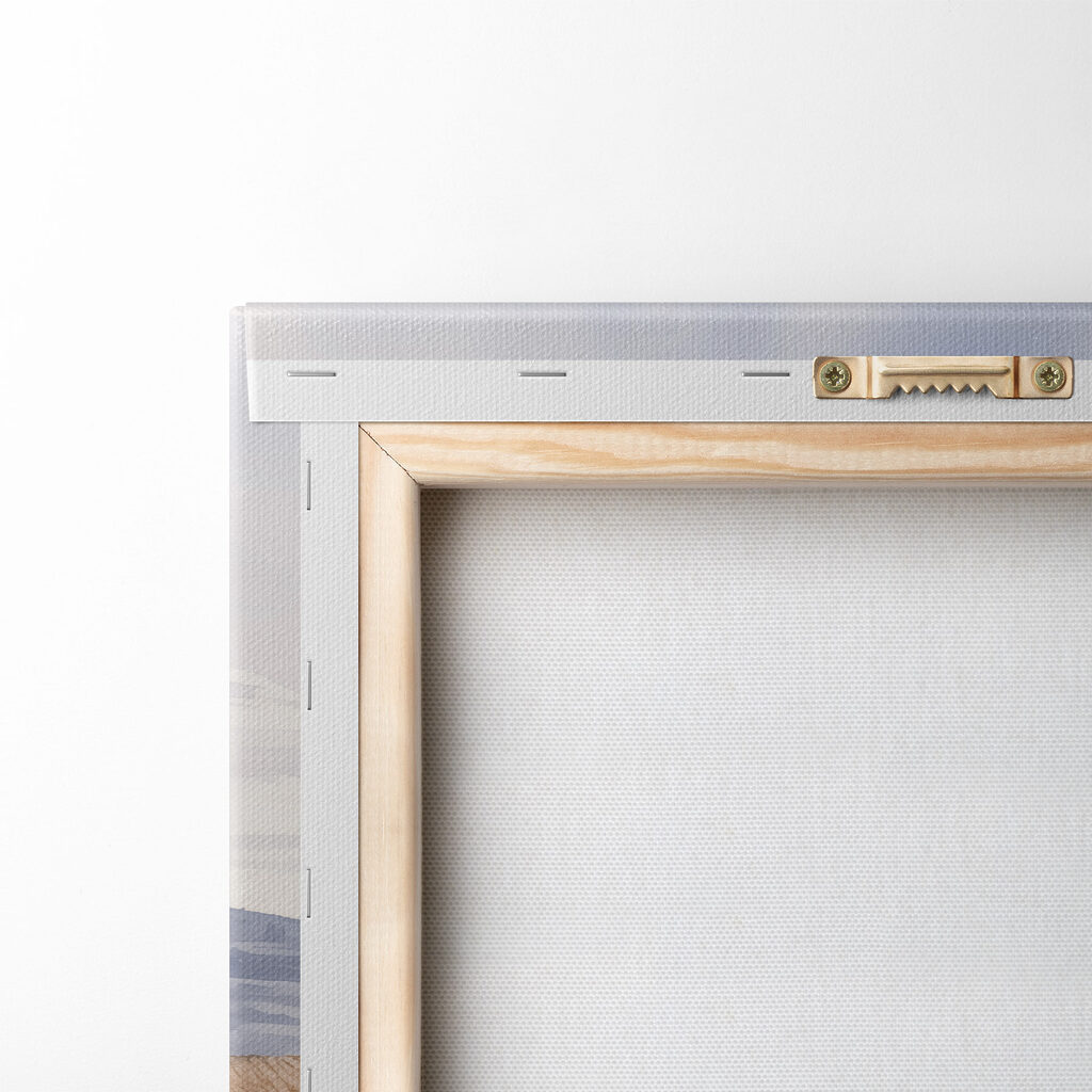 Watercolor painting of a village