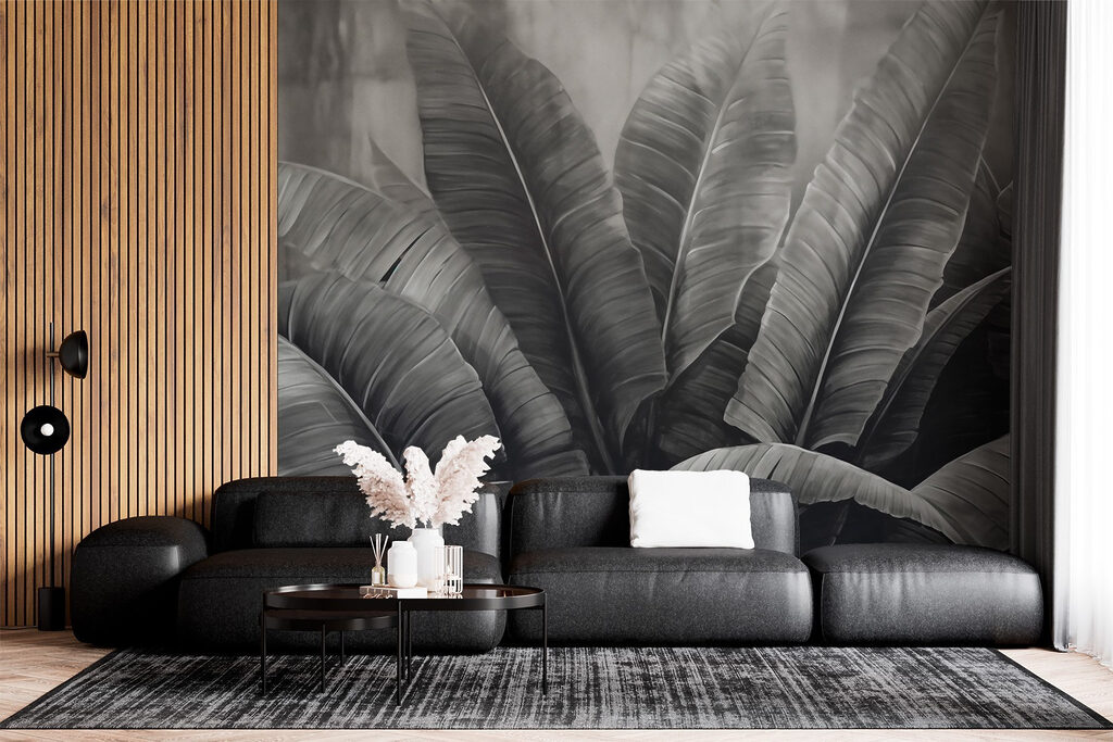 Soft layers of green foliage