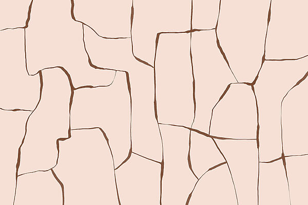 Cracked pattern in soft hues Cracked pattern in soft hues