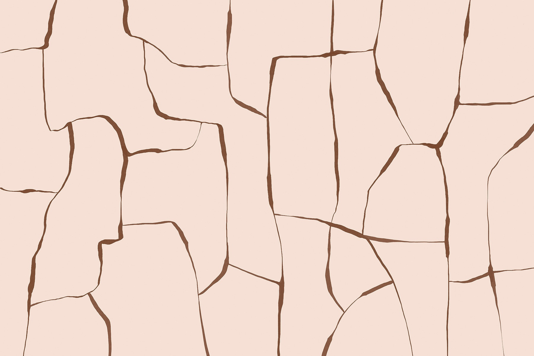 Cracked pattern in soft hues Cracked pattern in soft hues