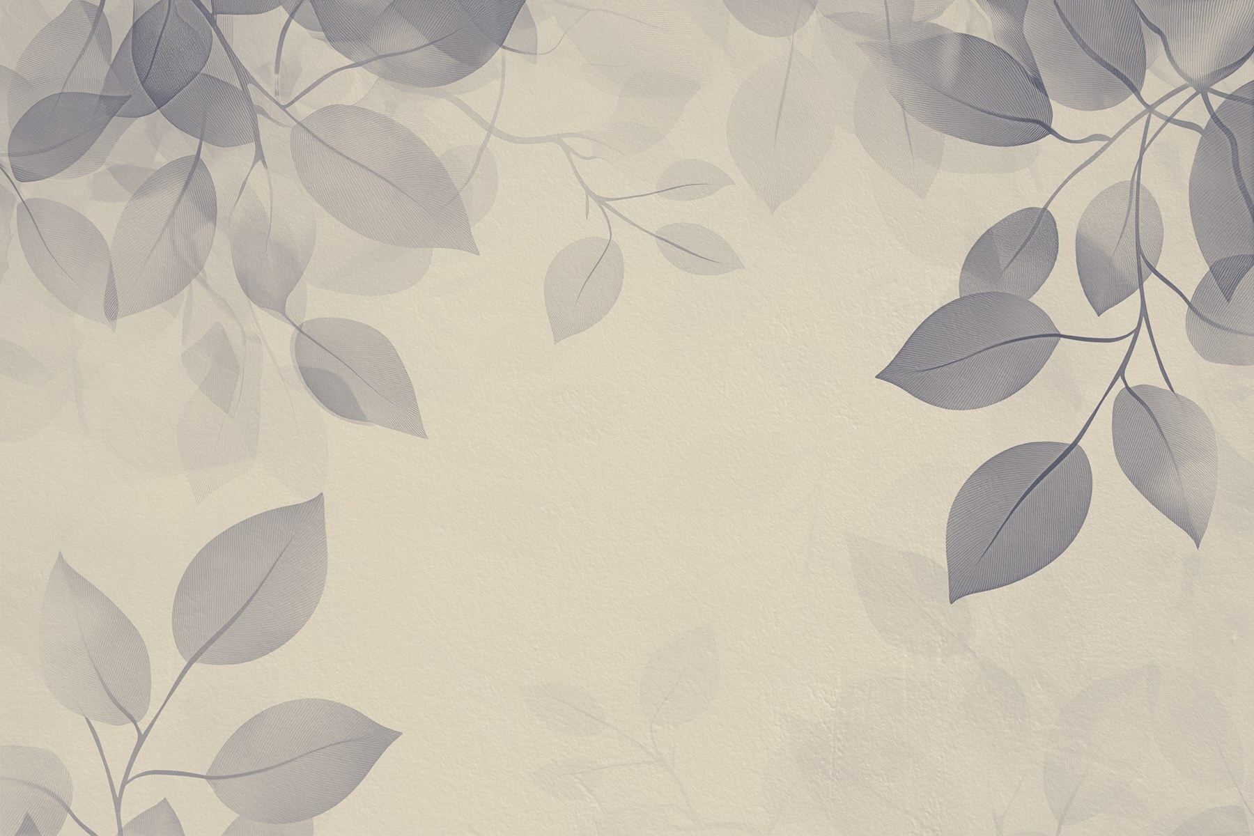 White background with leaves White background with leaves