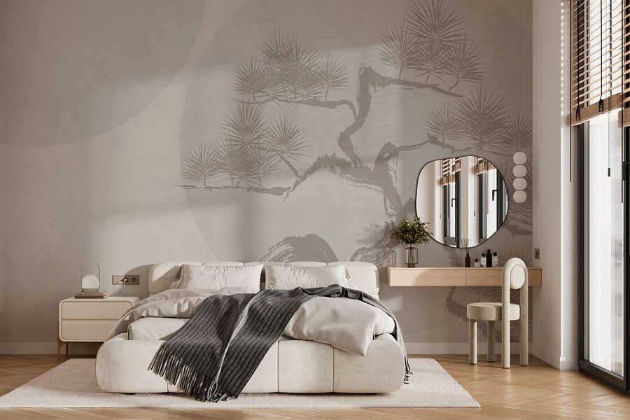 Tree with branches and leaves drawn on it Tree with branches and leaves drawn on it