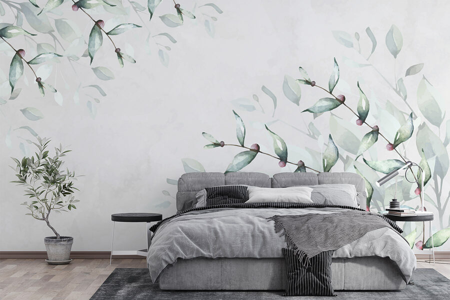 Delicate leaves on a soft background Delicate leaves on a soft background