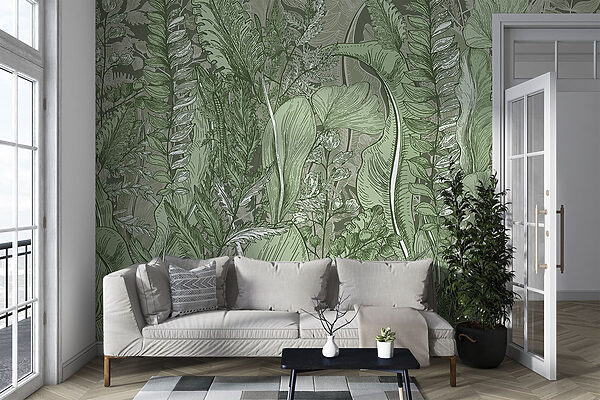 Nature's harmony in leafy patterns Nature's harmony in leafy patterns
