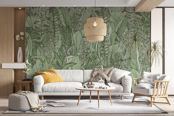 Nature's harmony in leafy patterns Nature's harmony in leafy patterns