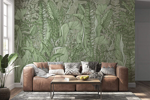 Nature's harmony in leafy patterns Nature's harmony in leafy patterns