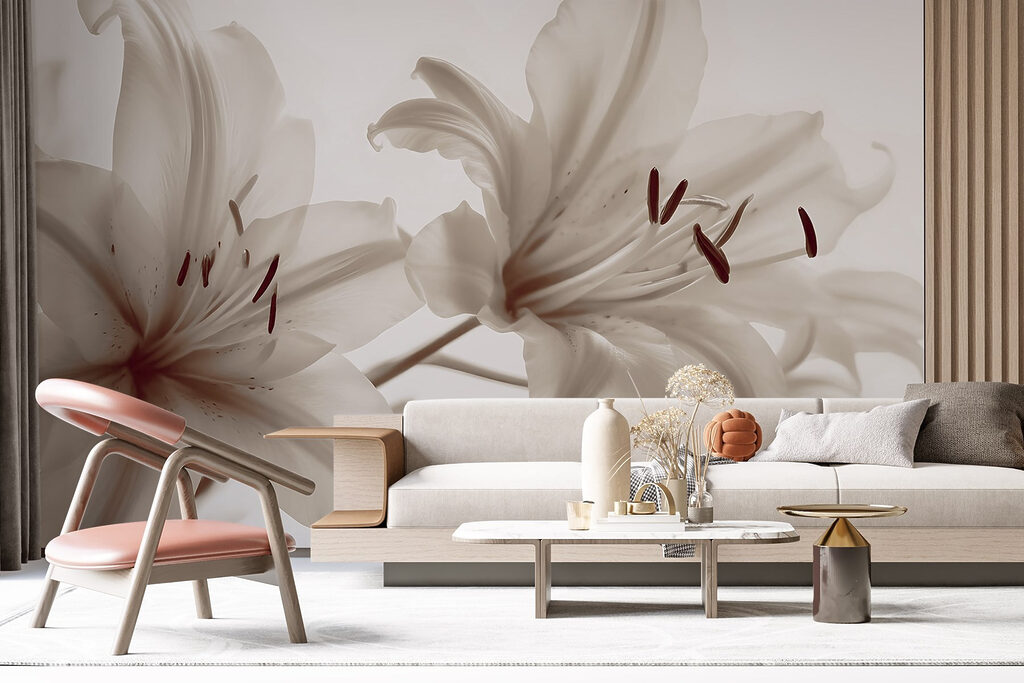 Soft blooms in gentle hues Soft blooms in gentle hues