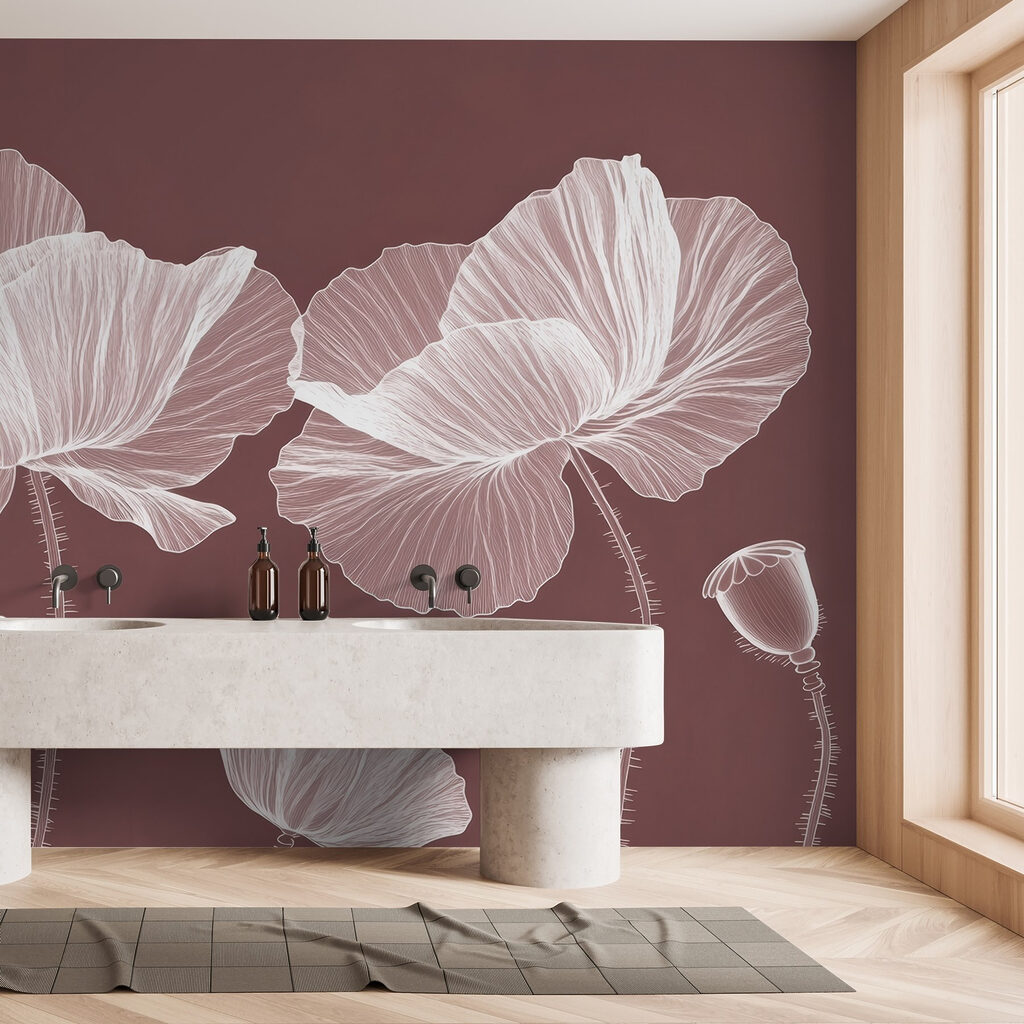 Elegant blooms on a warm background Elegant blooms on a warm background
