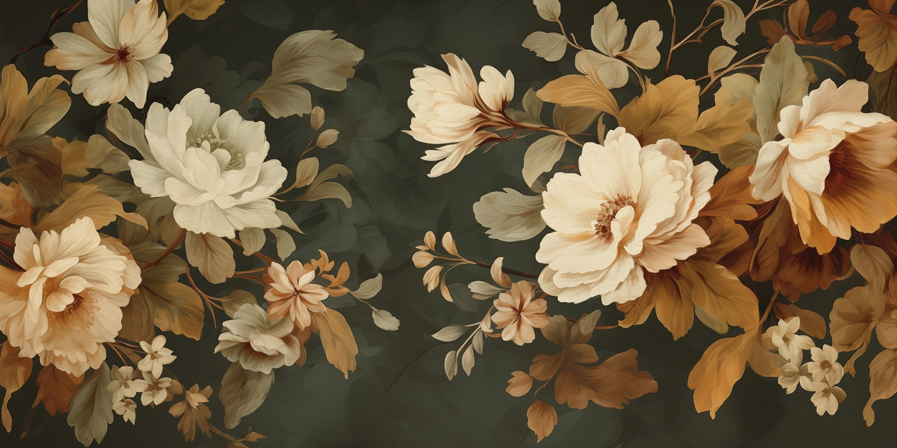 Elegant floral arrangement on dark backdrop