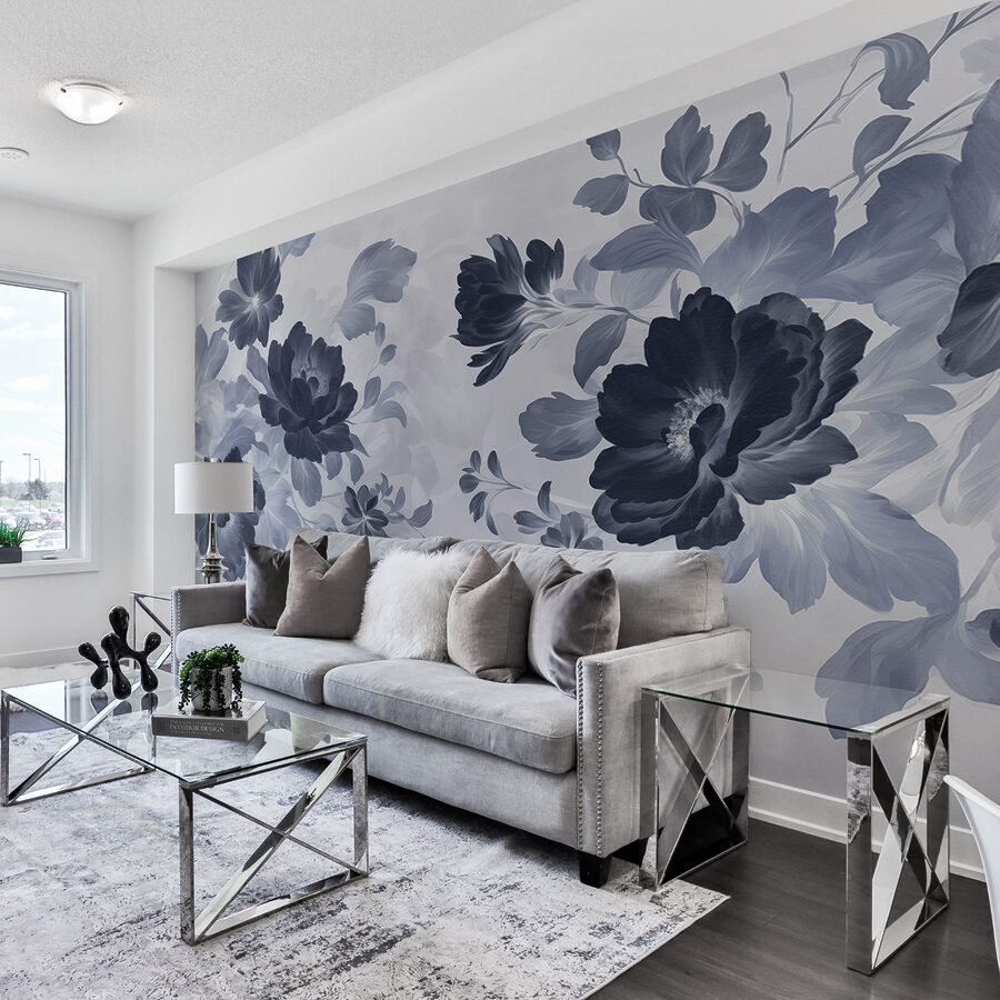 Beautiful floral pattern in soft colors