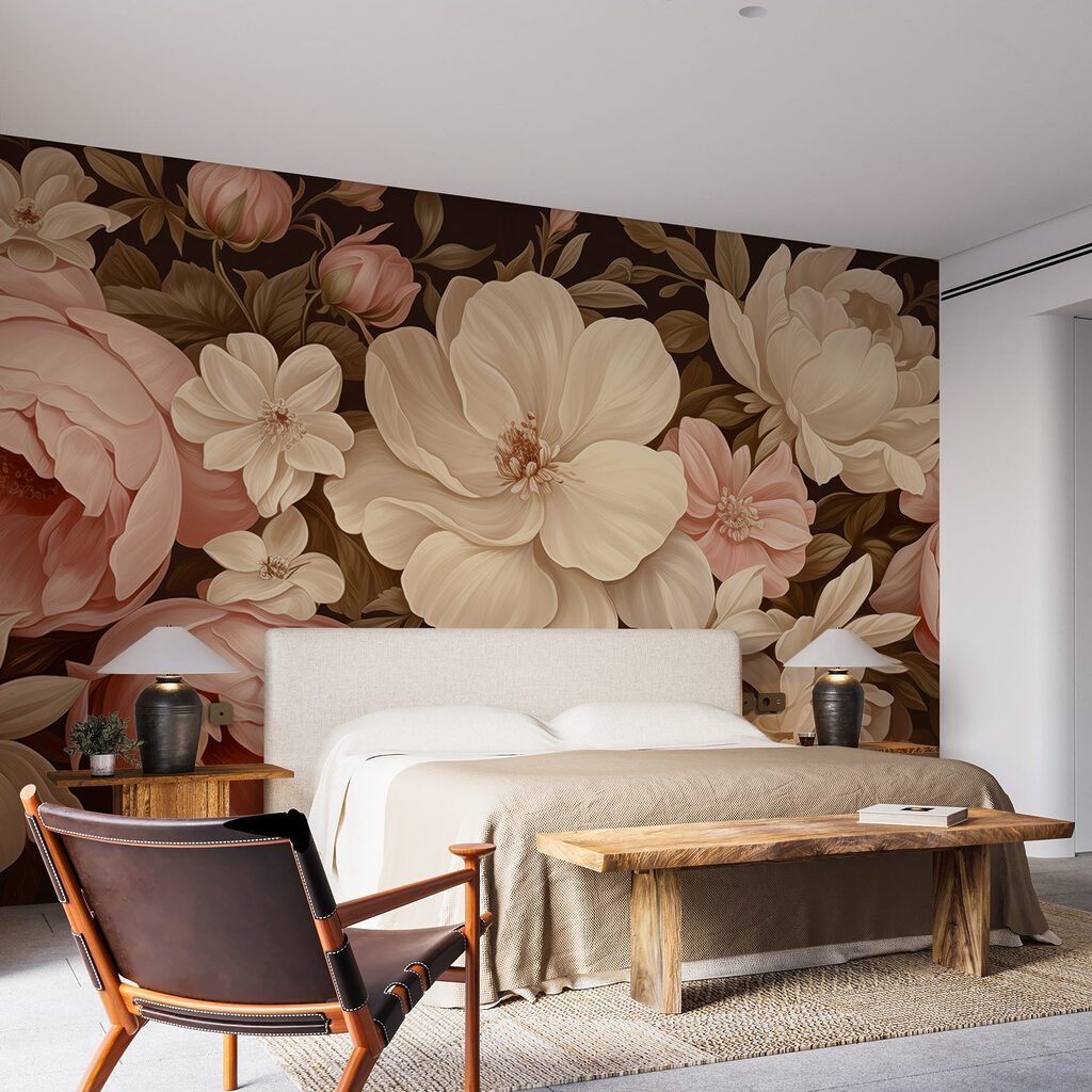 Lush blooms in soft pastel hues