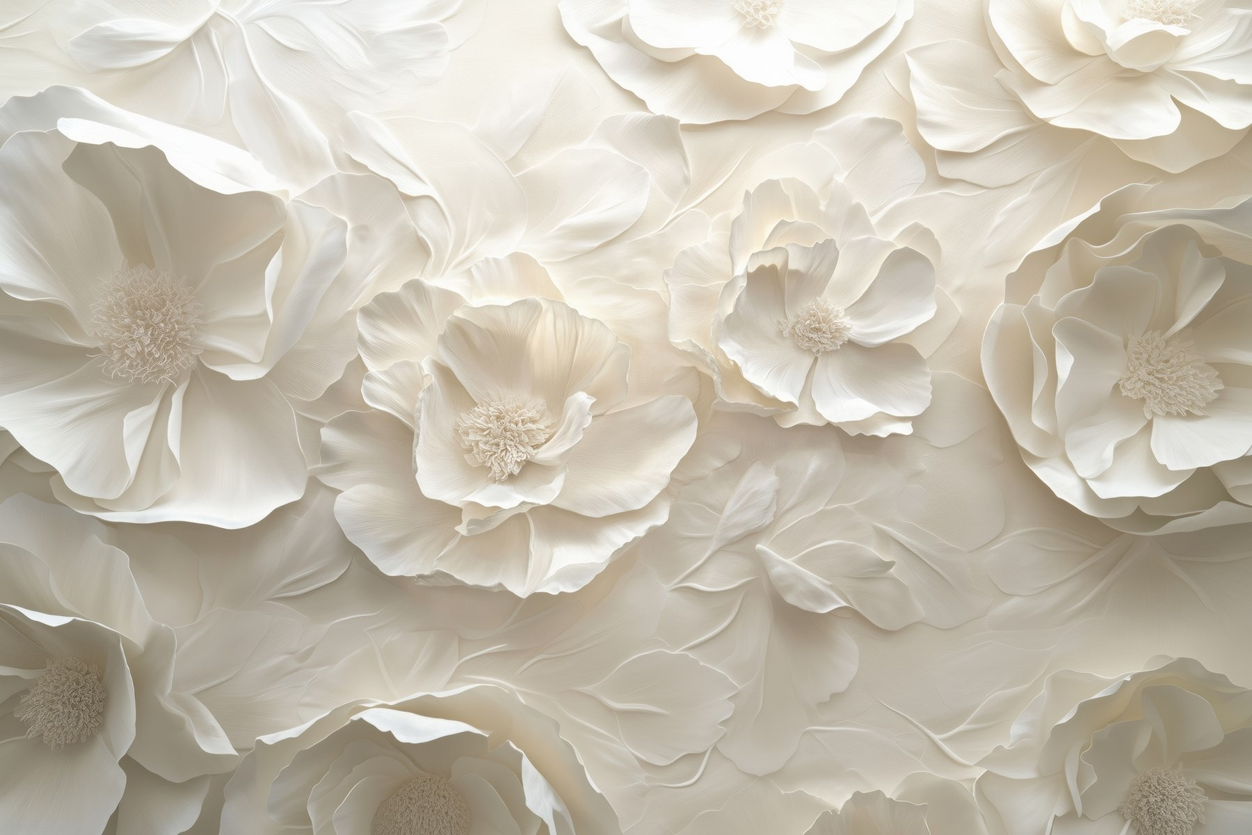 White flower wallpaper White flower wallpaper