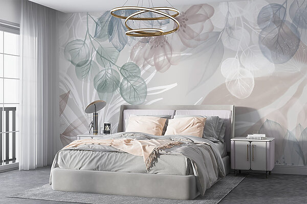 Delicate floral patterns in soft hues Delicate floral patterns in soft hues