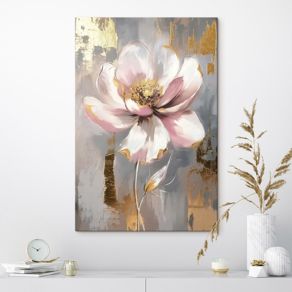 Painting of a flower Painting of a flower