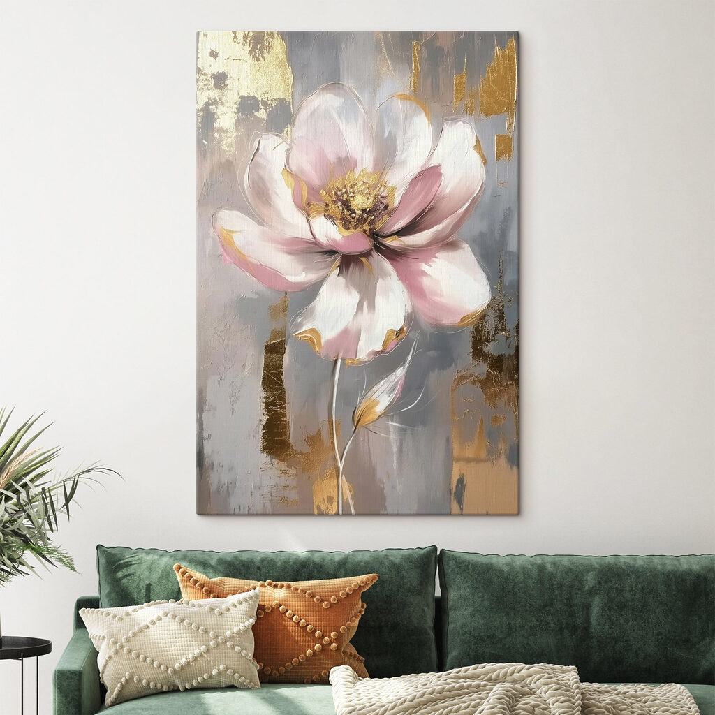 Painting of a flower Painting of a flower