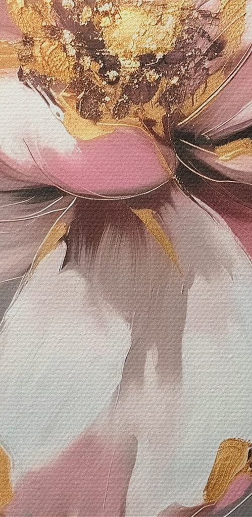 Painting of a flower Painting of a flower