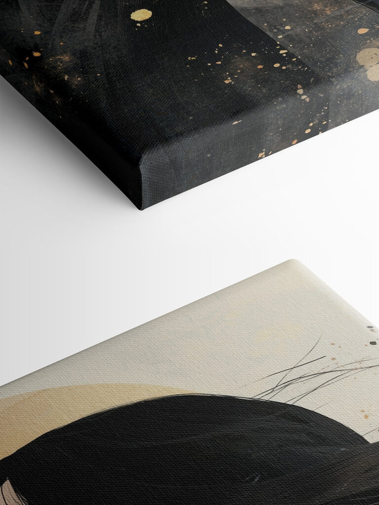 Ethereal silhouette against radiant backdrop