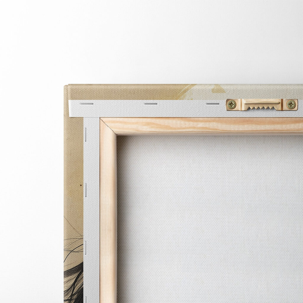 Woman with long black hair