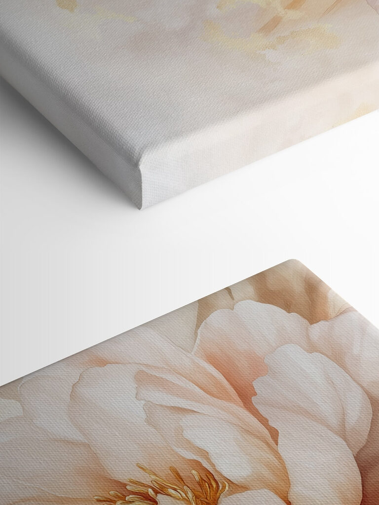 Delicate petals in soft hues