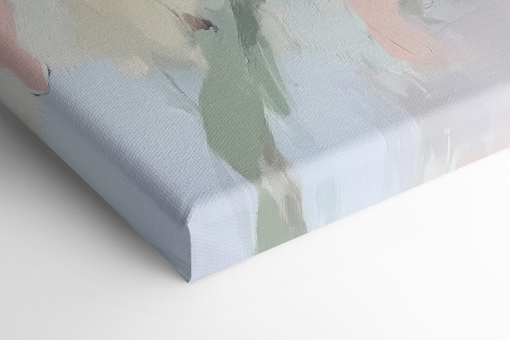 Painting of flowers on a wall