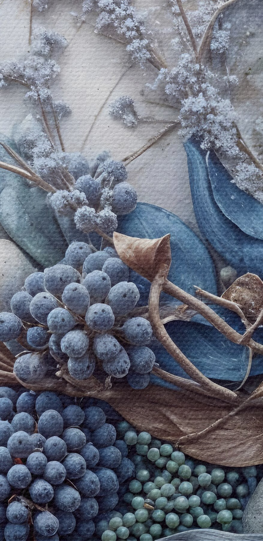 Floral arrangement in cool tones Floral arrangement in cool tones