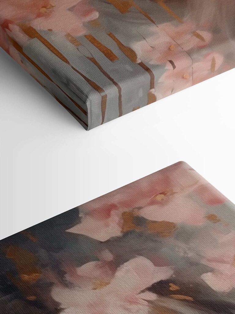 Painting of a woman with flowers in her hair