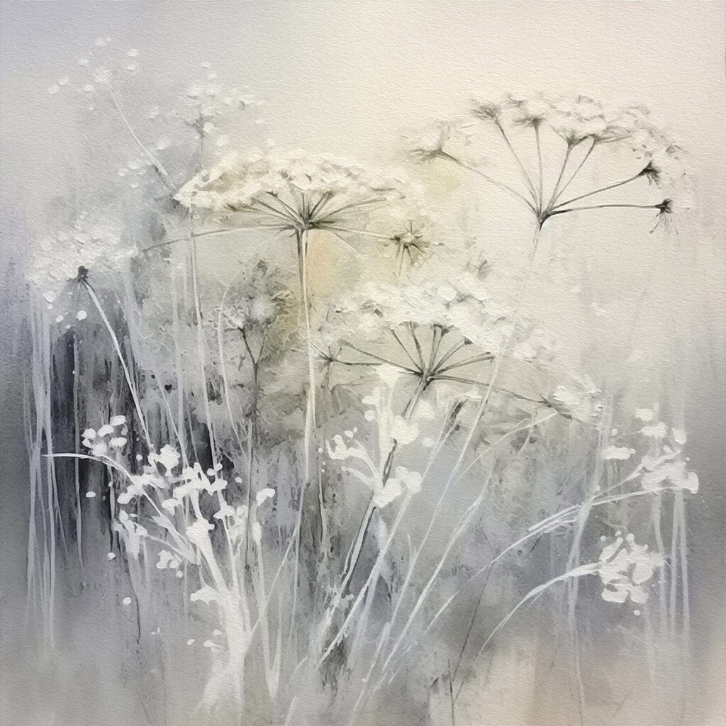 Painting of flowers and plants Painting of flowers and plants