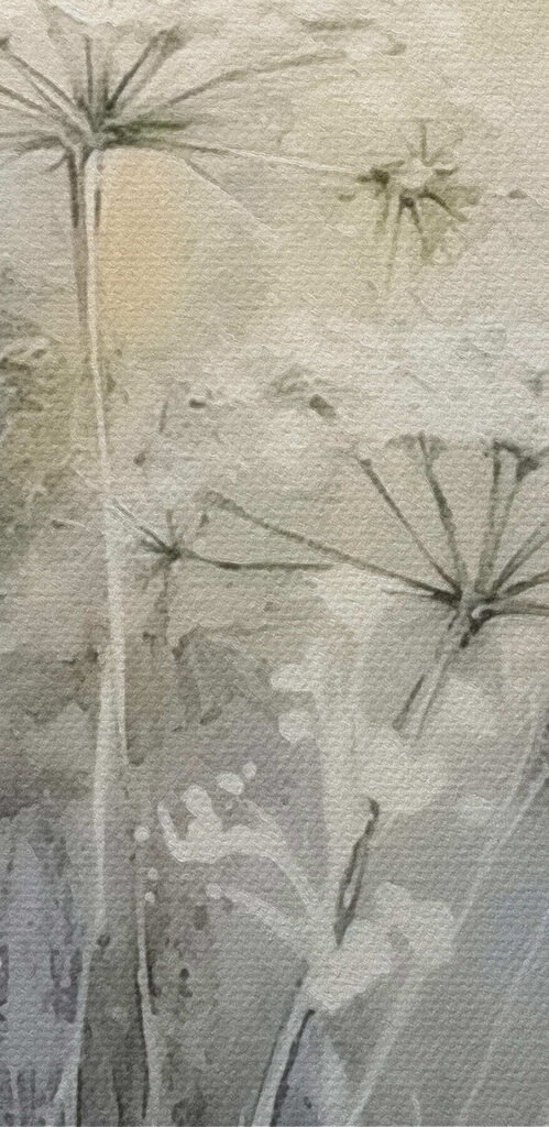 Painting of flowers and plants Painting of flowers and plants