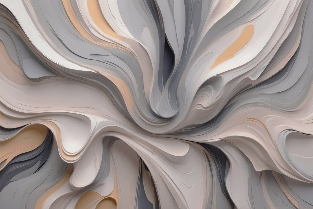 Fluid patterns in soft neutral tones Fluid patterns in soft neutral tones