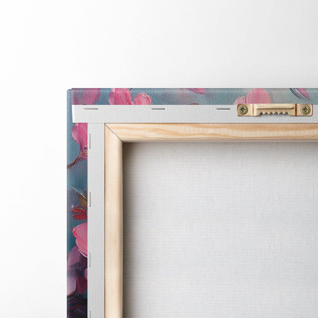 Butterfly on a branch of pink flowers Butterfly on a branch of pink flowers