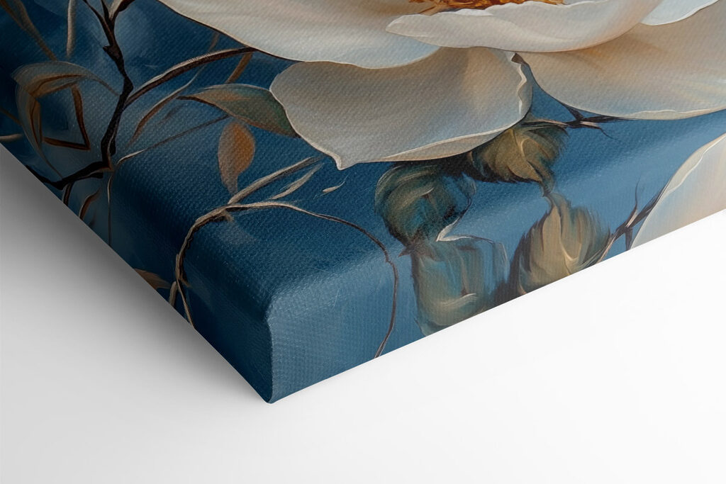 Painting of white flowers