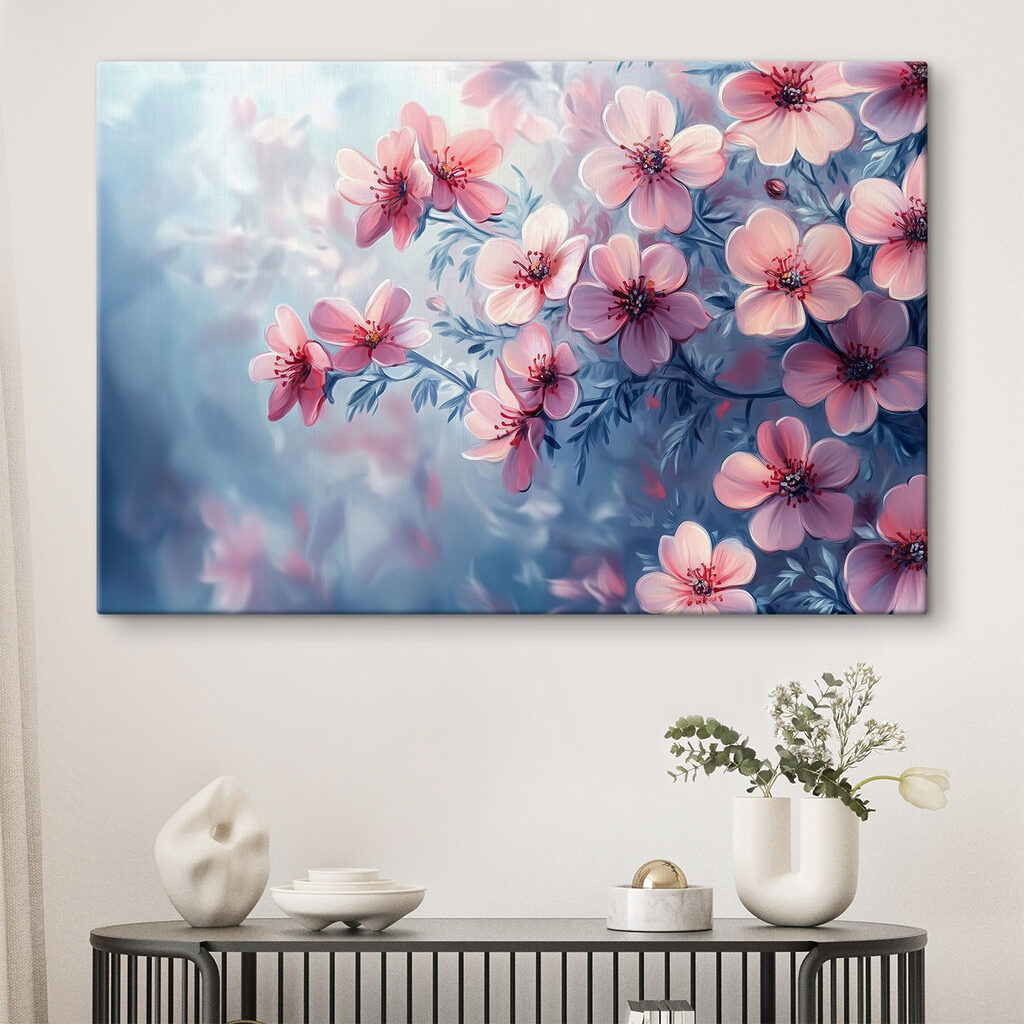 Delicate blossoms in soft hues Delicate blossoms in soft hues