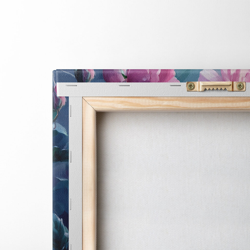 Painting of pink flowers Painting of pink flowers