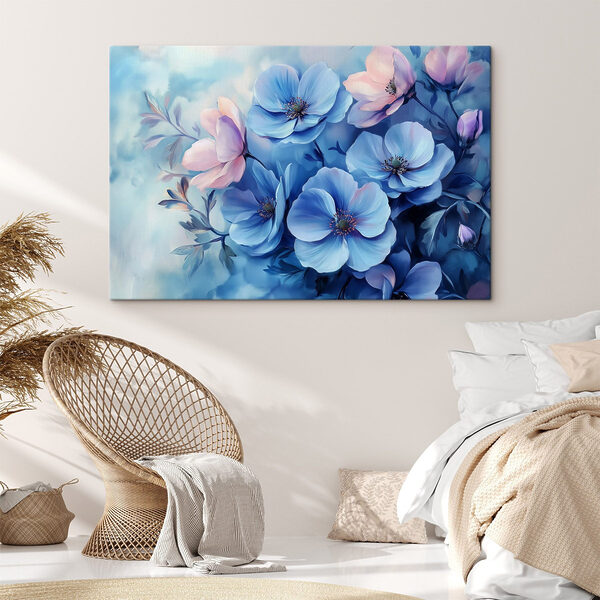 Gentle blooms in soothing hues Gentle blooms in soothing hues